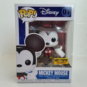 Disney #01 Mickey Mouse Diamond Glitter POP Gold
