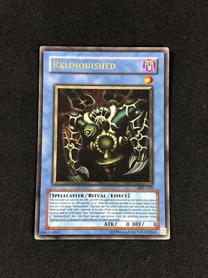YUGIOH RELINQUISHED MRL-029 ULTRA PLAY/EDGEWARE