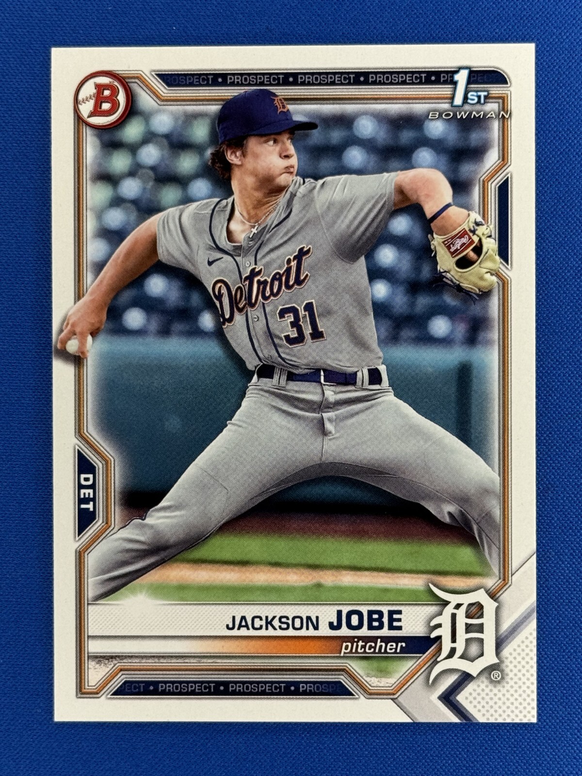 2021 Bowman Draft #BD-69 Jackson Jobe 1st Prospect Tigers
