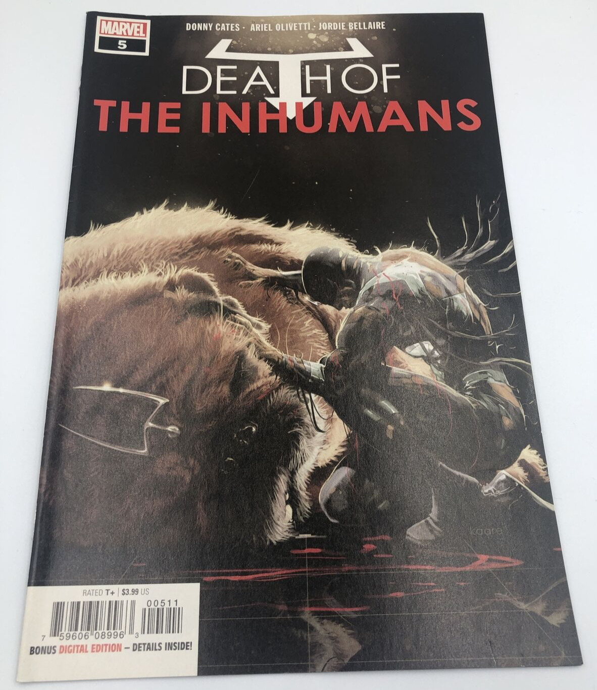 Marvel Comics Death Of The Inhumans #5 2018 Direct Sales