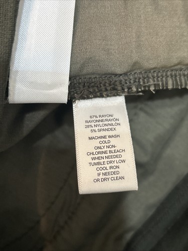 NWT LOFT Seamed Cargo Ponte Legging Pants Womens Size 8 Stretch Dark Olive Green - Picture 13 of 13
