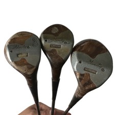 Mixed Lot of 3 Stan Thompson Golf Ginty 3 Wood, Right Handed Steel Regular Flex