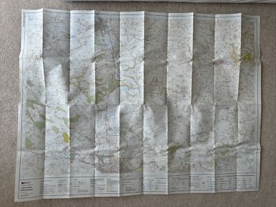 Ordnance Survey Explorer Map - Leominster and Bromyard 202 - Used