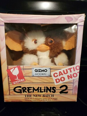 Clean Gizmo plush in box. Gremlins 2: The New Batch. Excellent condition 