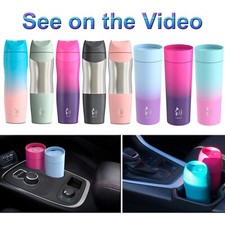 Travel Mug for Hot Cold Drink Insulated Coffee Flask Cup Reusable Thermal