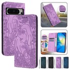 For Google 9 Pro/Google Pixel 8 Pro/8A Vintage Pattern Wallet Stand Purse Case