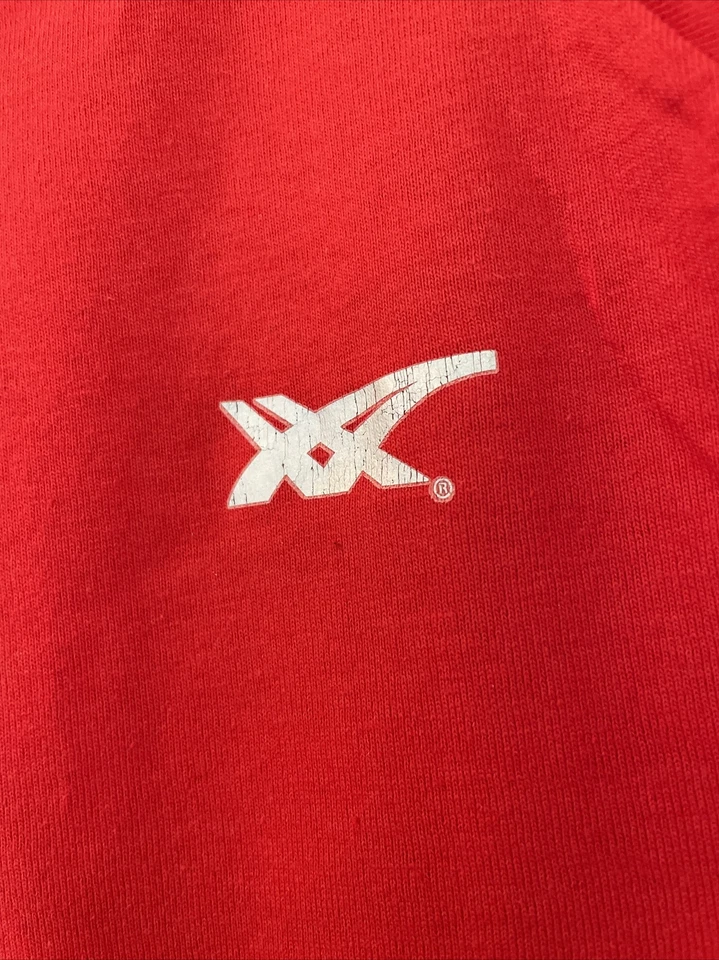 VTG 1980s ASICS Tiger Long Sleeve Raglan TShirt Size S Made in USA Red Logo SNS - Image 4 of 4
