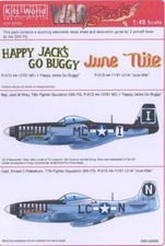 Kits World Decals 1/48 P-51D MUSTANG Happy Jack's Go Buggy  June Nite