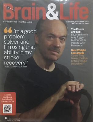 (2) Brain & Life Magazines Oct/Nov 2024 English & Spanish Neurology Issues NEW