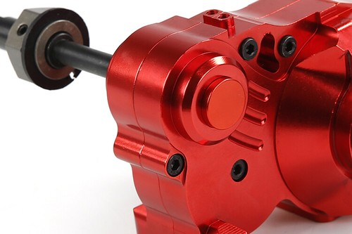 Rot CNC Aluminium Metall Differenzial Getriebe für 1/5 HPI Rovan BAJA 5B 5T 5SC - Bild 7 von 10