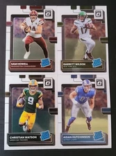2022 Optic Football RATED ROOKIE BASE 201-300 You Pick the Card