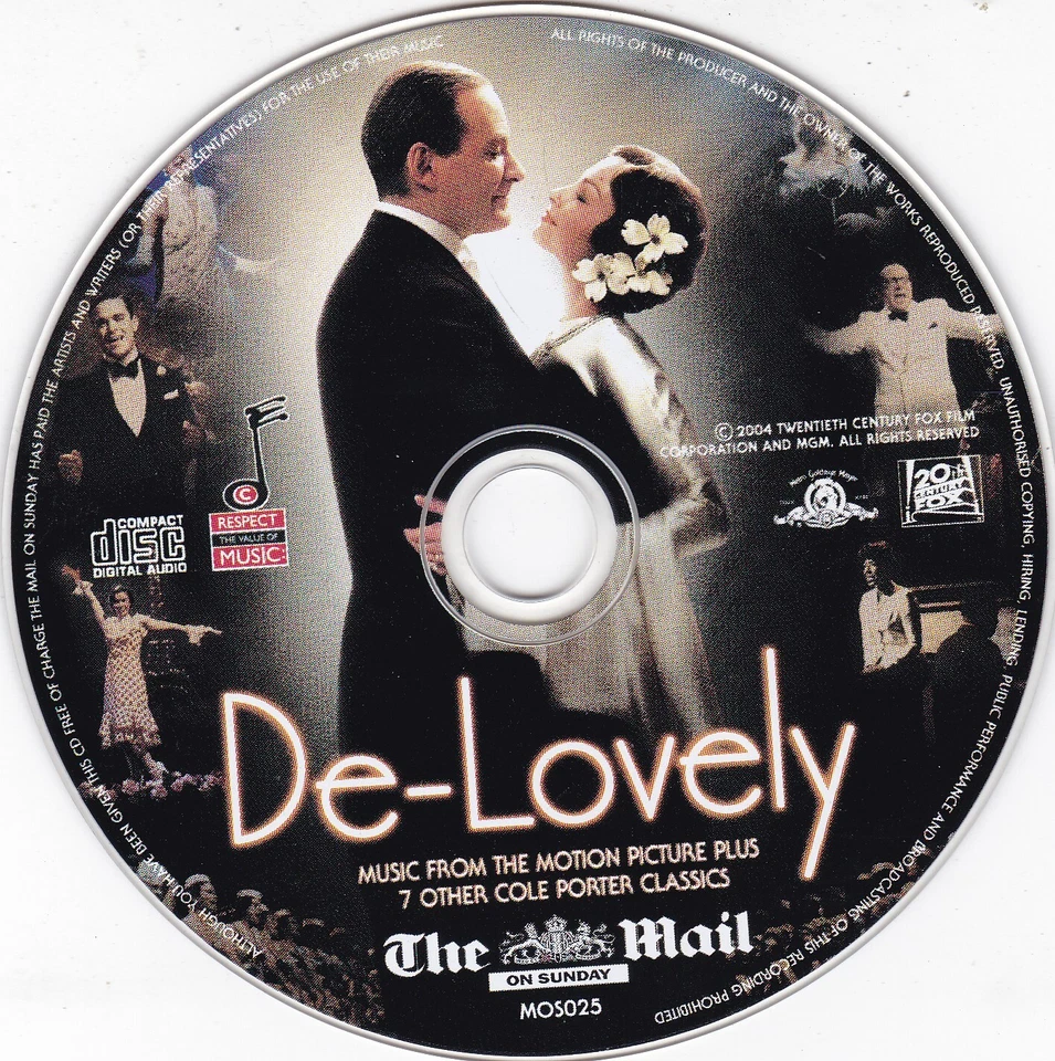 DE-LOVELY The Cole Porter Story ( THE MAIL ON SUNDAY Newspaper Enhanced CD ) - Bild 3 von 3