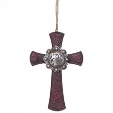 JT International Ornament Paisley Cross Concho