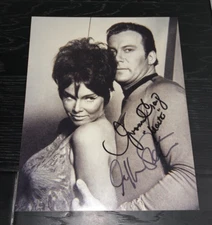 William Shatner Yvonne Craig rare signed Star Trek KIRK and MARTA 8x10 Photo