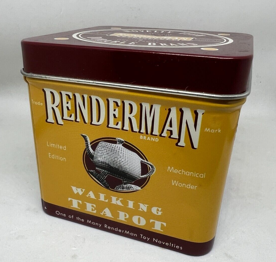 Pixar RenderMan Walking Teapot Bronze LE #0580/6000 Siggraph