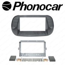 Phonocar 03578 Kit fissaggio per autoradio 2 Din Fiat 500 -16 colore nero