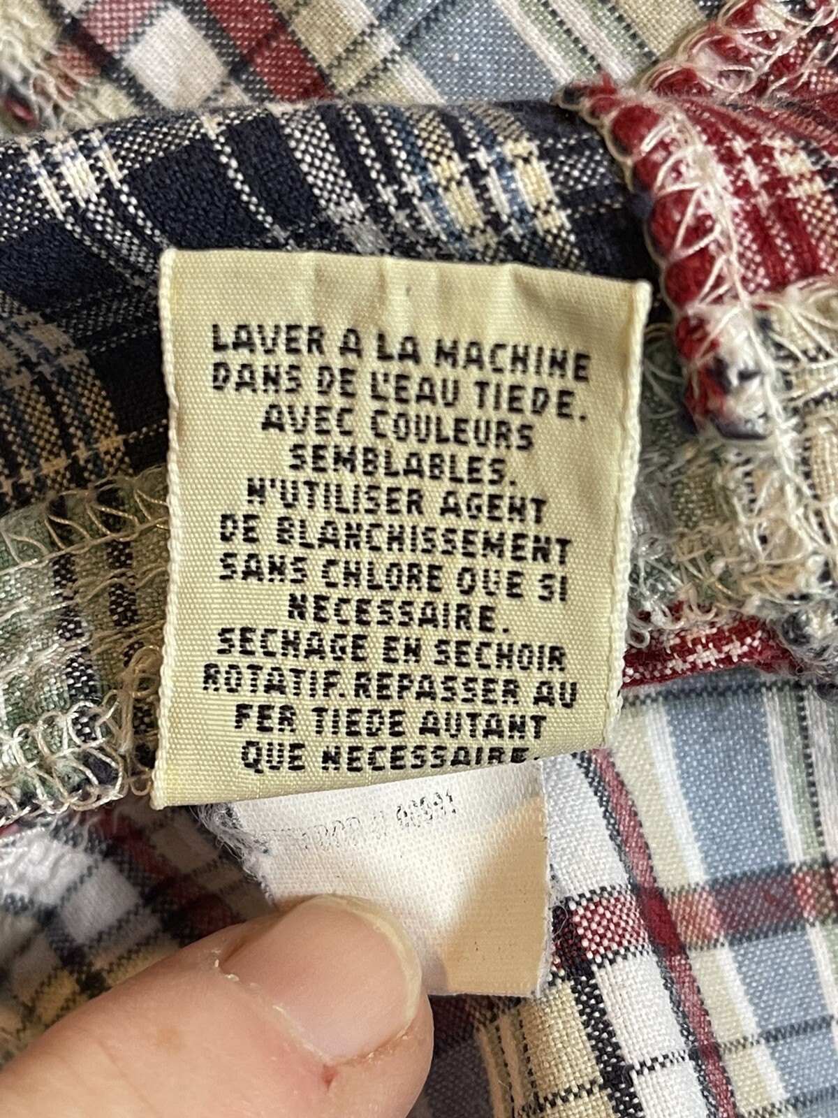 Eddie Bauer Men's Patchwork Plaid Button Down Shi… - image 7