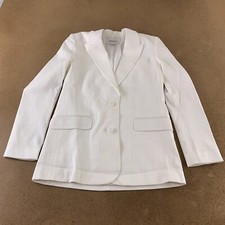 Urban Revivo Women's Size Small Off White Striped Single Breasted Blazer New