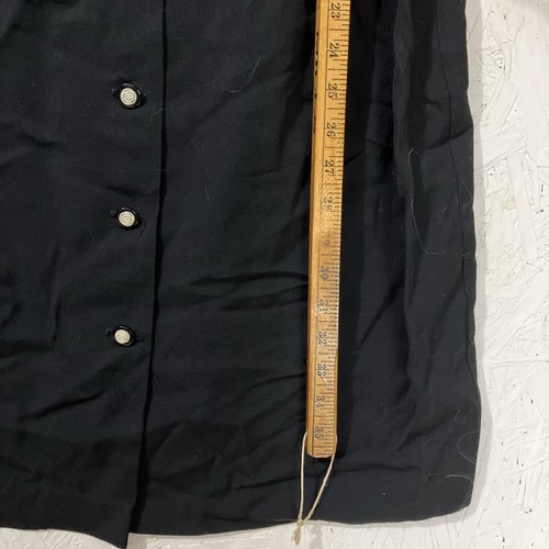 S.L. Fashion Black/White Button Front Maxi Dress 16P Classic Belted - Picture 11 of 18