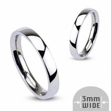 Traditional Wedding Ring Stainless Steel