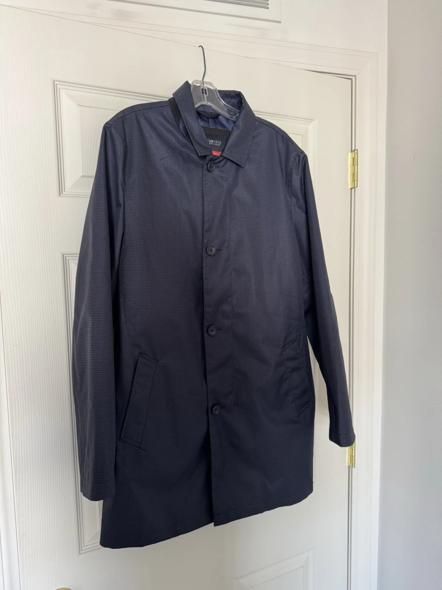 Trench-coat Kenneth Cole New York Pour Homme - Gris, Taille L - 100% Polyester - Neuf Avec étiquettes