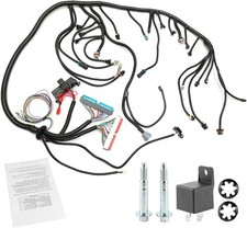 Standalone Wiring Harness 4l60e Dbc Redblue Pcm Fit Gm Ls1 Vortec Engine