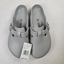 Birkenstock Boston Essentials EVA Clogs Stone Coin 44 M11 Slip On Clog Sandals