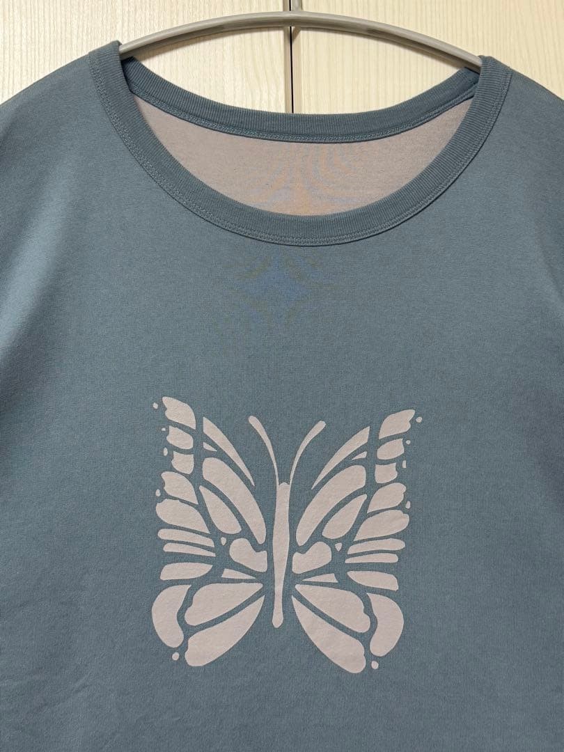 USED NEPENTHES NEEDLES REVERSIBLE SHORT-SLEEVE T-SHIRT, SIZE XL, EXCELLENT CON View 5