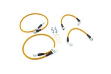 Isr Stainless Steel Braided Front Rear Standard Brake Lines Set For V35 G35