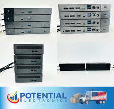 LOT OF 4 Dell Docking Stations 2 WD19TB  2 WDTBS NO AC ADAPTER FREE SHIPPING   
