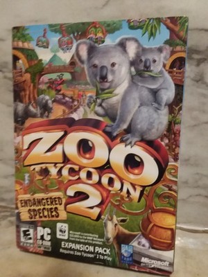 【新品】ズータイクーン 2 ZOO TYCOON 2 Expansion Pack PC Game - Endangered Species & Marine