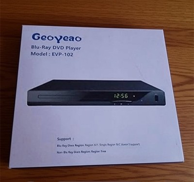 Blu Ray DVD Player, 1080P Home Theater Disc System, Play All DVDs and Region A 1