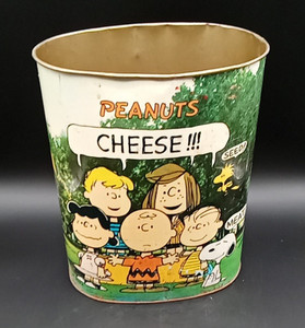 Snoopy Trash Can | eBay