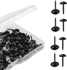100 Pcs Black Upholstery Tacks Furniture Tacks Decorative Upholstery Nails