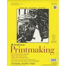 Strathmore 300 Series Lightweight Printmaking Paper Pad 11x14"