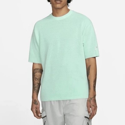 New Nike Tech Pack Engineered Knit Short-Sleeve Sweater Men s Size M DV9983-034.
