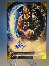Jonathan Kuminga 2023-24 Topps Cosmic Chrome Equinox Gold Refractor Auto /50