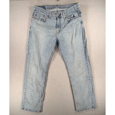 Levi's 559 Men's W34 L30 Light Wash Relaxed Fit Straight Leg Classic Denim Jeans