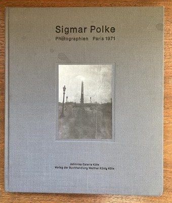 Sigmar Polke Photographien Paris 1971 Hardcover Book 1989 Catalog Koln Germany