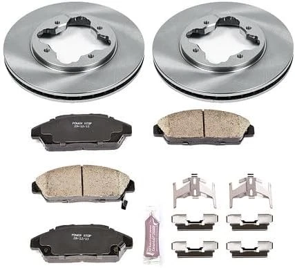 Kit de frenos de repuesto delanteros Power Stop KOE3164 Autospecialty - Rotores OE... Foto 2 de 4
