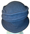 Women’s Parkhurst Navy Blue Cloche Wool Hat New with Tags made in Canada — photo 6