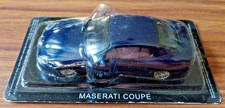 1:43 Maserati Coupe 2002 Blue 4200 GT Scale Diecast Model Car Supercar