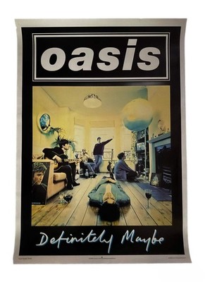 Oasis Definitely Maybe promotional poster 1994
