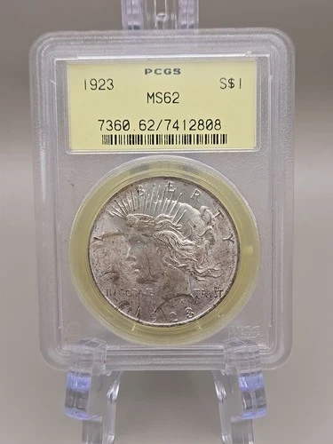 1923 Peace Dollar $1 - PCGS MS62