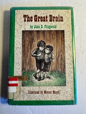 The Great Brain John D Fitzgerald HCDJ 1980 Ex-Library 10th Printing Cloth Spine