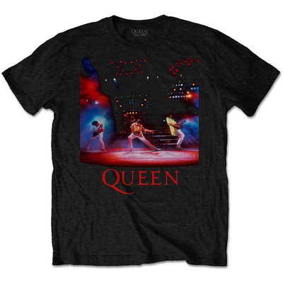 Offizielles T-Shirt Queen Freddie Mercury Live Performance Herren