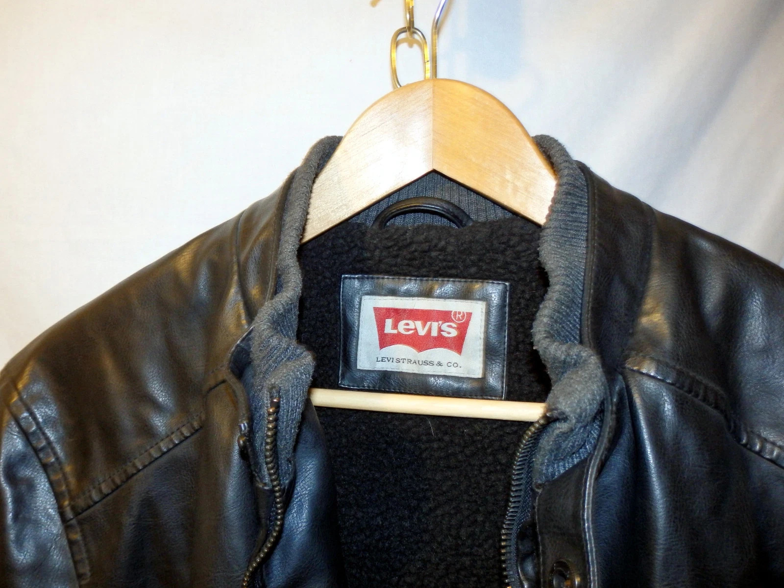 Levi's Brown Polyurethane Jacket - Lined & Zip  S… - image 4