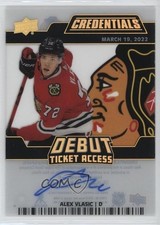 2024 Credentials 2024-25 Upper Deck Update 58/99 Alex Vlasic #DTA-AV Auto 1r1g