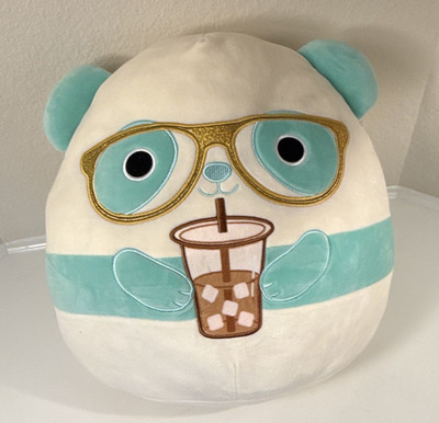 Squishmallows White Blue Bear Plush Stuffed Animal Washable 6-14 in 2021