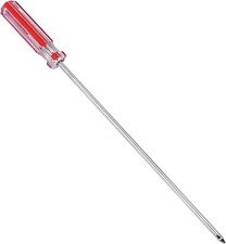Piutouyar 12 Inch Phillips Screwdriver, Extra Long Shaft 12 1, Red